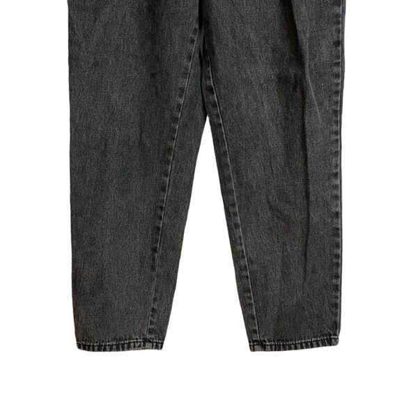 Who What Wear Women's High Waisted Pleated Jeans Size 4 Black Acid Washed Grunge - Picture 7 of 15